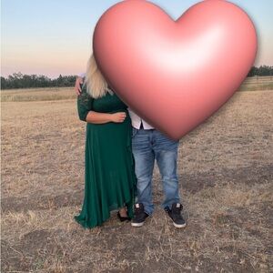 Miusol Lace Teal Dress, Bridesmaid